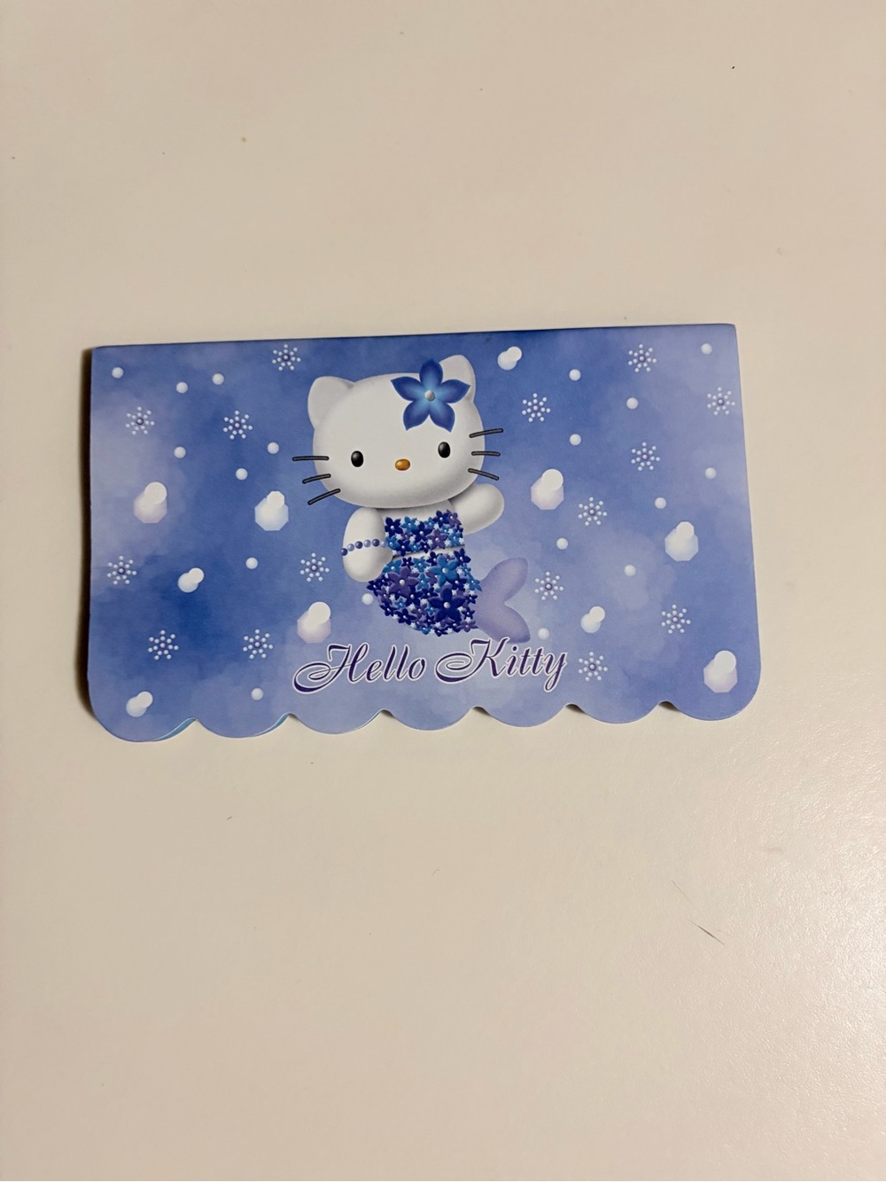 Vintage Sanrio Hello Kitty Mermaid Notepad